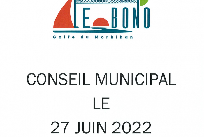 Conseil municipal du 27 juin 2022