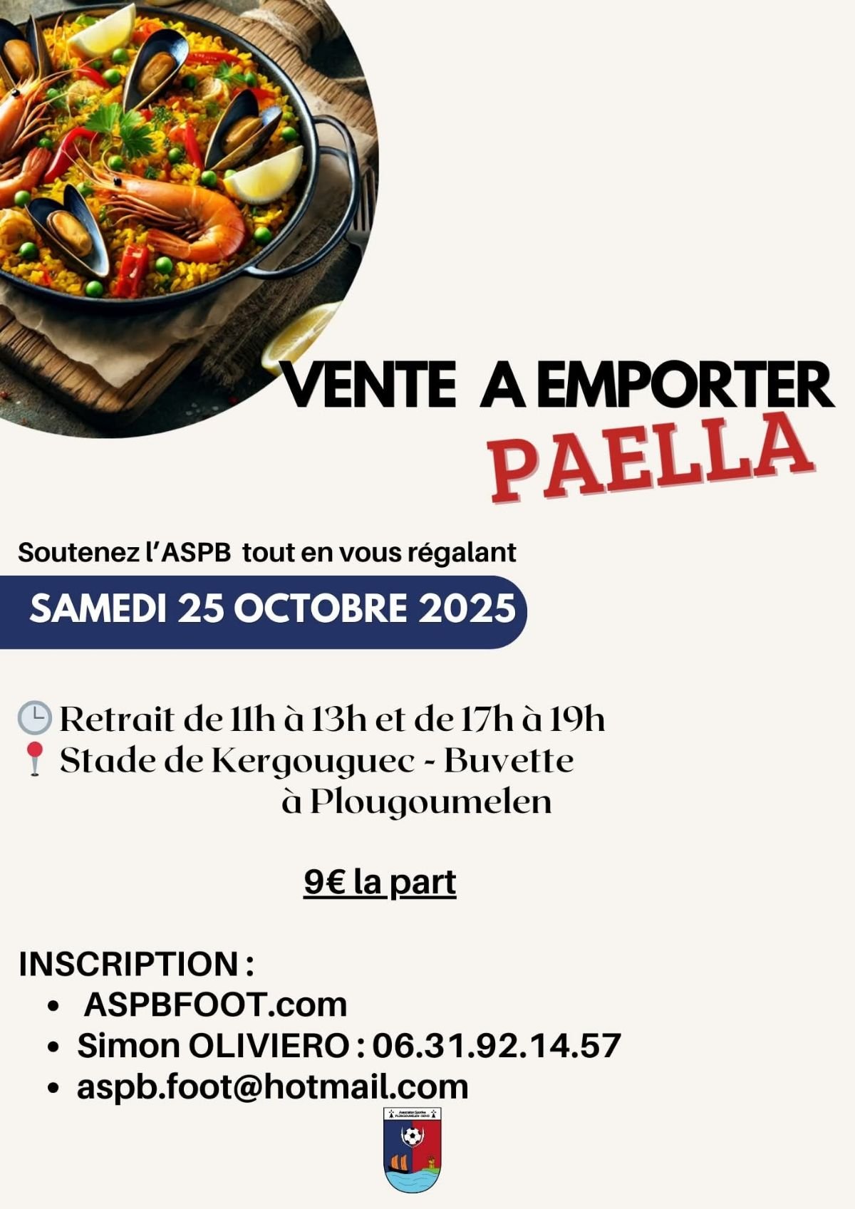 Paella à emporter