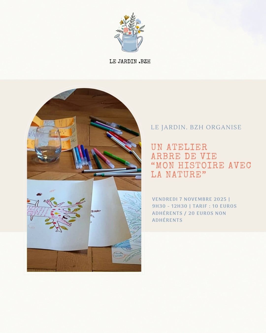 07/11 – Votre histoire de vie avec la nature – atelier arbre de vie