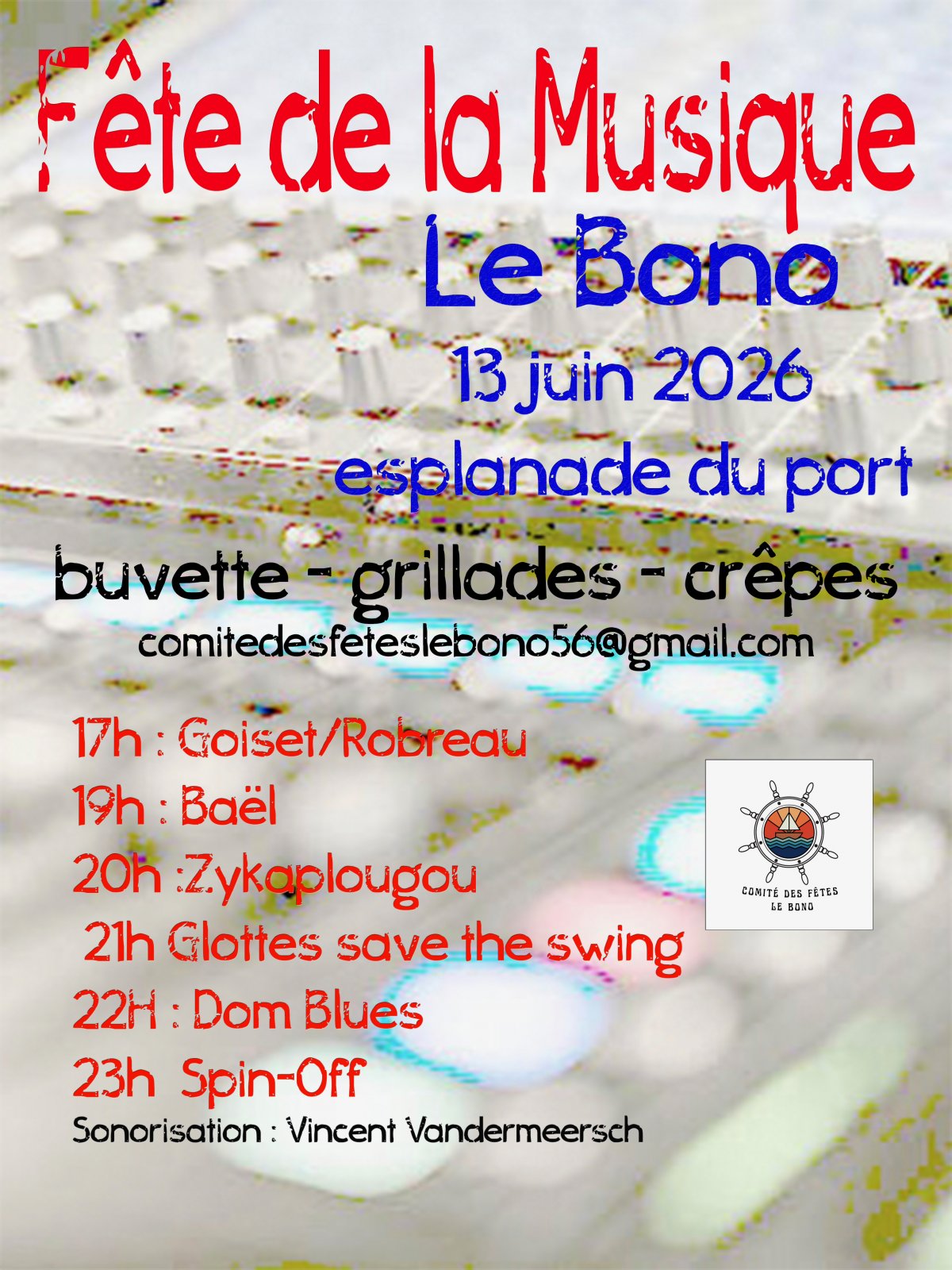 FETE DE LA MUSIQUE 13 JUIN 2026
