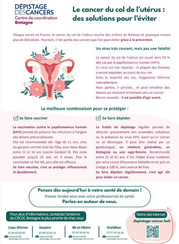 CANCER DU COL DE L&rsquo;UTERUS