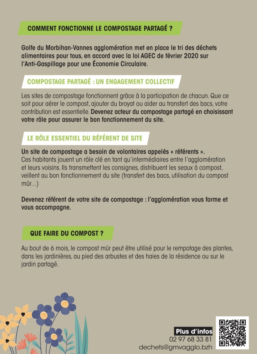BONNES PRATIQUES COMPOSTAGE – RAPPEL