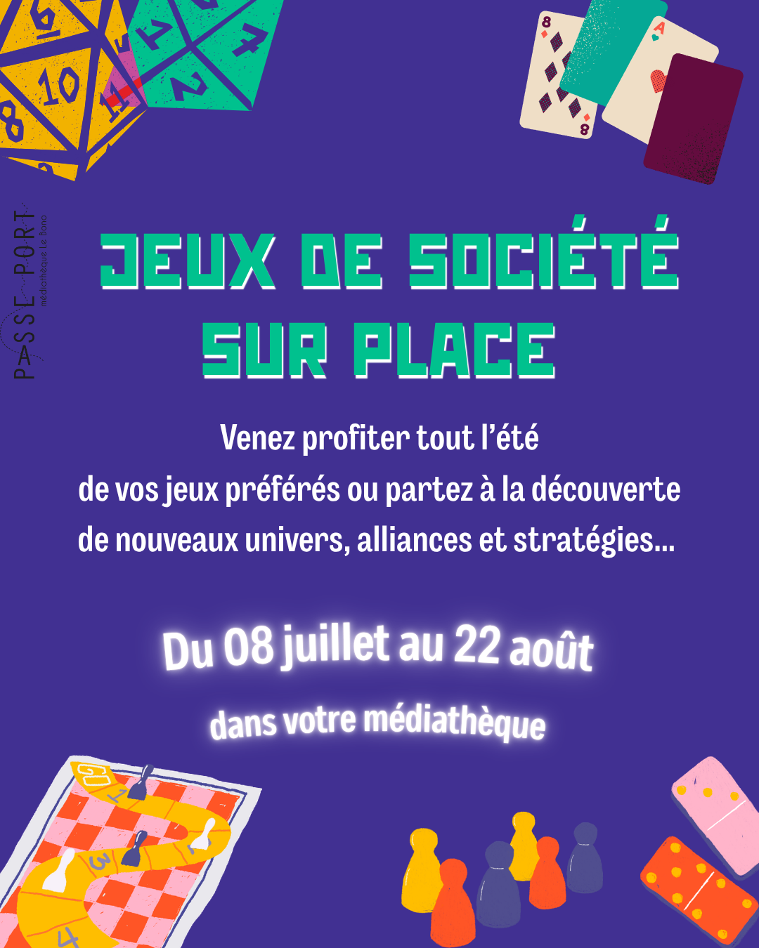 Jeux de société sur place